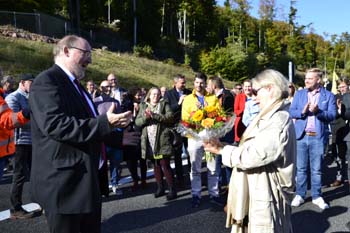 Autobahntunnel Hirschhagen Verkehrsfreigabe Einweihung Autobahn A 44 Cord Lesse Isolde Posch 321