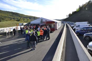 Autobahntunnel Hirschhagen Verkehrsfreigabe Einweihung Autobahn A 44 Kassel Helsa Hessisch Lichtenau Eisenach 17