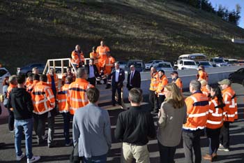 Autobahntunnel Hirschhagen Verkehrsfreigabe Einweihung Autobahn A 44 Kassel Helsa Hessisch Lichtenau Eisenach 21