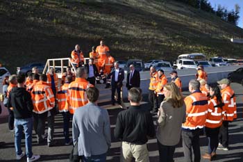 Autobahntunnel Hirschhagen Verkehrsfreigabe Einweihung Autobahn A 44 Kassel Helsa Hessisch Lichtenau Eisenach 21