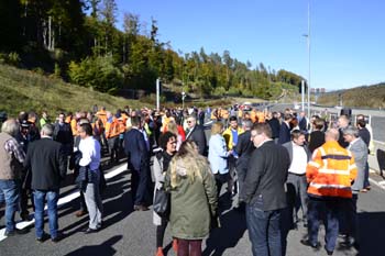 Autobahntunnel Hirschhagen Verkehrsfreigabe Einweihung Autobahn A 44 Kassel Helsa Hessisch Lichtenau Eisenach 302