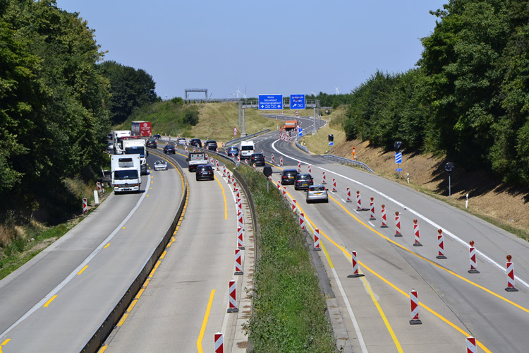 Autobahnverlegung A44n Wiederherstellung Autobahnkreuz Jackerath A61 01