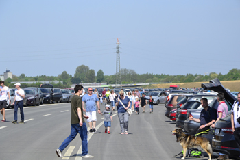 Baggerquerung Absetzer Riese auf Reisen Braunkohle Tagebau Garzweiler II Jüchen Neue Autobahn A44n 22