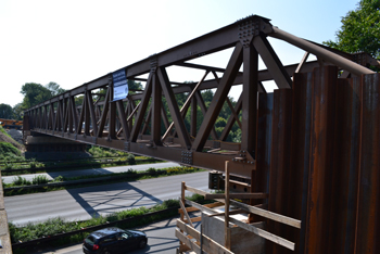 Behelfsbrücke Autobahn Recklinghausen Baustelle18