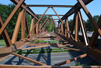 Behelfsbrücke Autobahn Recklinghausen Baustelle 21