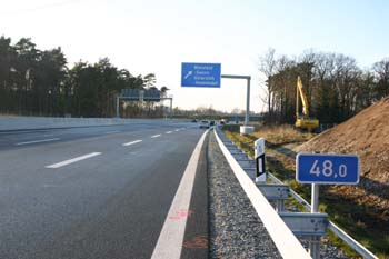 Betriebskilometrierung A 33 Autobahn Bielefeld Verkehrsfreigabe 58