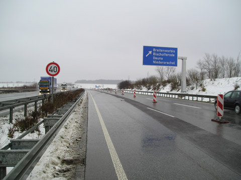 Breitenworbis A 38 Anschlußstelle