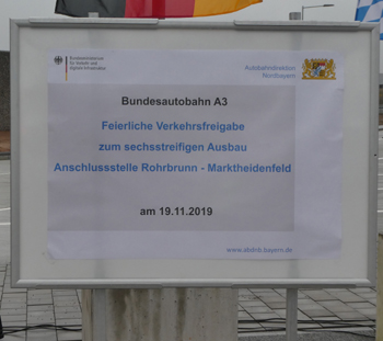 Bundesautobahn A3 Frankfurt am Main Wrzburg Nrnberg sechstreifiger Ausbau Rohrbrunn Marktheidenfeld 24