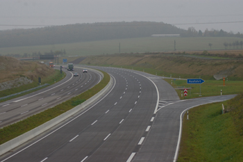 Bundesautobahn A4 Jagdbergtunnel Jena Freigabe Nordrhre Verkehrsumlegung Autobahntunnel Bucha Milda 50