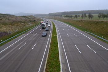 Bundesautobahn A4 Jagdbergtunnel Jena Nordrhre Verkehrsumlegung 80