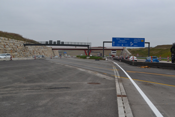 Bundesautobahn A4 Jagdbergtunnel Jena Nordrhre Verkehrsumlegung Ostportal 35