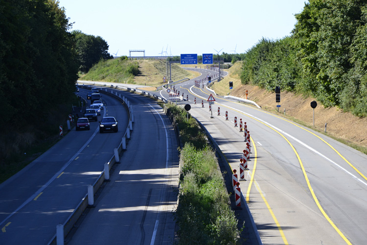 Bundesautobahn A61 Autobahnkreuz Jackerath 04