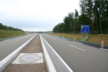 Bundesautobahn A66 Frankfurt - Fulda Verkehrsfreigabe Tunnel Neuhof 88