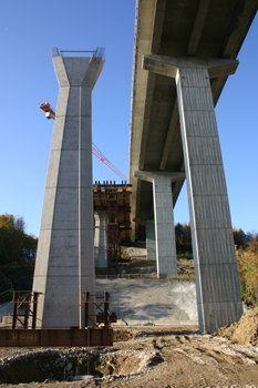 Bundesautobahn A7 Bräubachtalbrücke Ochsenfurt Marktbreit 7