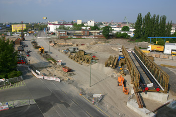 Bundesautobahn A 100 16. Bauabschnitt Berlin Neukölln - Treptow Grenzallee 71