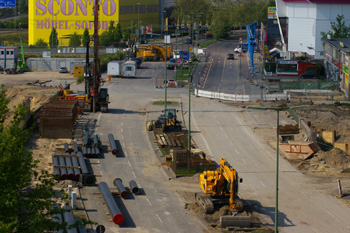 Bundesautobahn A 100 16. Bauabschnitt Berlin Neukölln - Treptow Grenzallee 99