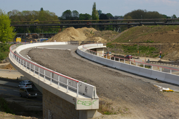 Bundesautobahn A 40 Ruhrschnellweg Autobahnkreuz Bochum-West28