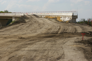 Bundesautobahn A 40 Ruhrschnellweg Autobahnkreuz Bochum-West 24