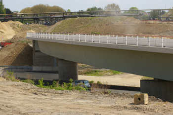 Bundesautobahn A 40 Ruhrschnellweg Autobahnkreuz Bochum-West 41