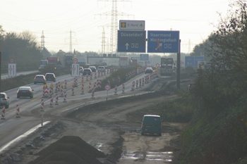 Bundesautobahn A 57 Autobahnkreuz Kaarst BAB A 52 83