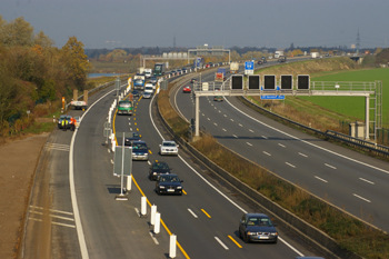 Bundesautobahn A 57 Autobahnkreuz Kaarst BAB A 52 87