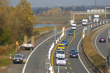 Bundesautobahn A 57 Autobahnkreuz Kaarst BAB A 52 92