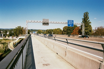 Bundesautobahn A 643 Mainz - Wiesbaden Schierstein Rheinbrcke 08