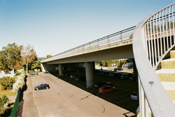 Bundesautobahn A 643 Mainz - Wiesbaden Schierstein Rheinbrcke 09