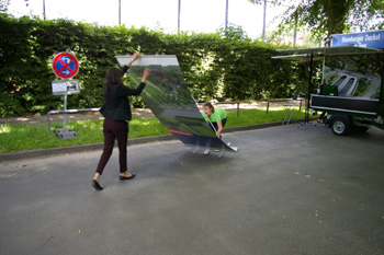 Bundesautobahn A 7 Hamburg Stellingen Schnelsen Hamburger Deckel Infomobil 83