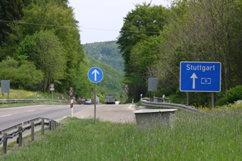 Bundesautobahn A 8 Parkplatz Drackensteiner Hang 15