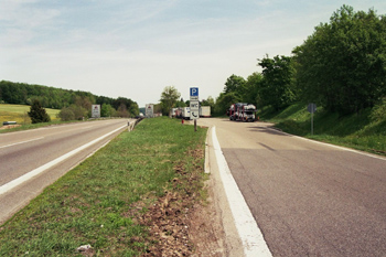 Bundesautobahn A 8 Parkplatz Drackensteiner Hang 38