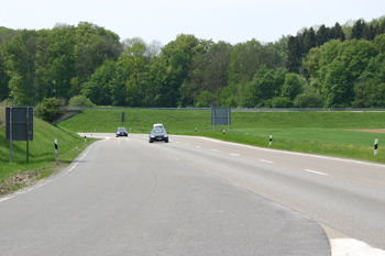 Bundesautobahn A 8  Parkplatz Drackensteiner Hang 82