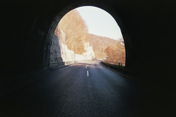 Bundesautobahn Drackensteiner Hang Albabstieg Nasenfelstunnel A 8 Autobahntunnel 33