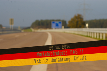 Bundesautobahn Magdeburg - Schwerin Wolmirstedt Ortsumfahrung Colbitz Verkehrsfreigabe 65