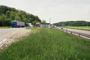 Bundesautobahn Parkplatz Drackensteiner Hang 09