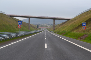 Bundesfernstraße B50n Autobahnkreuz Wittlich - Platten Altrich Kraftfahrstraße 42