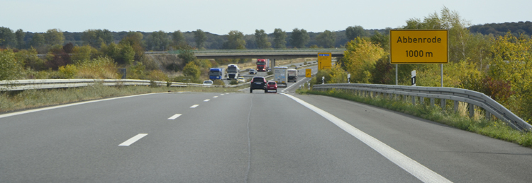 Bundesstraße B6n Nordharzautobahn A36 178