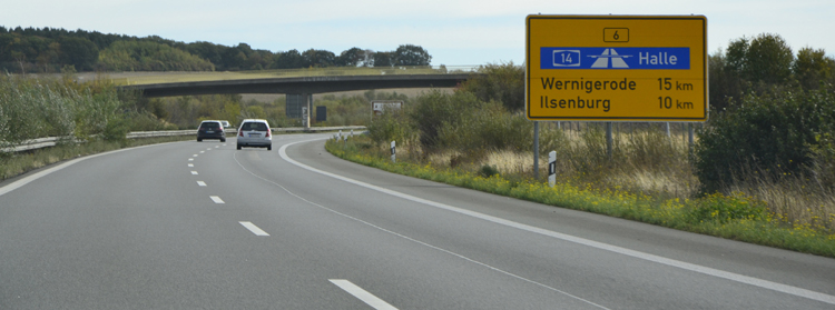 Bundesstraße B6n Nordharzautobahn A36 181