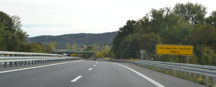 Bundesstraße B6n Nordharzautobahn A36 228