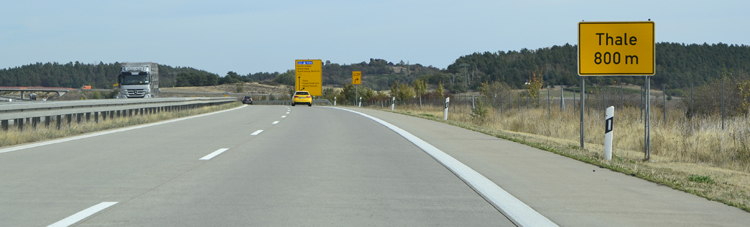 Bundesstraße B6n Nordharzautobahn A36 306