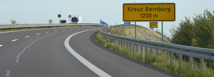 Bundesstraße B6n Nordharzautobahn A36 460