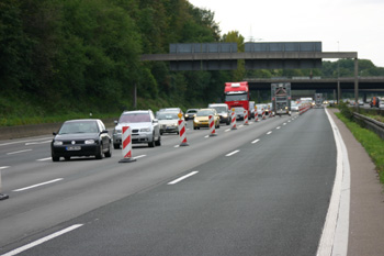 Bundesutobahn Vollsperrung 3868