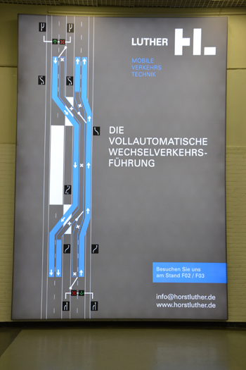 DeuSAT Kln 2019 Straenausstatter Verkehrssicherheit Straenverkehrstechnik Wechselverkehrsfhrung 30