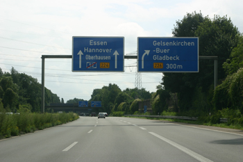 Deutschlands Autobahnen mit den meisten Unterbrechungen Bundesautobahn A 52 18