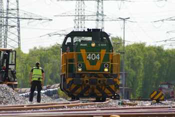 Diesellok MAK Bochumer Lösung Autobahn A 448  05