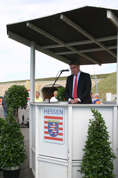 Einweihung Autobahn Hessisch-Lichtenau A 44 Kassel - Eisenach  Staatssekretr Mathias Samson 50
