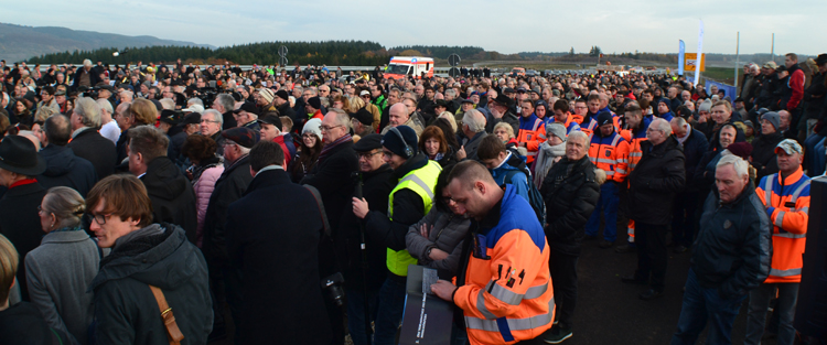 Feierliche Verkehrsfreigabe Bundesstrae B50n Hochmoselbrcke Einweihung 16