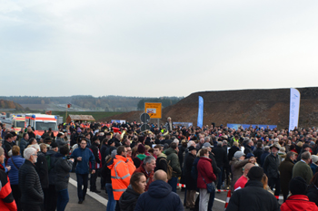 Feierliche Verkehrsfreigabe Bundesstrae B50n Hochmoselbrcke Einweihung 19