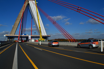 Fleher Brcke Autobahn A46 Rheinbrcke Dsseldorf Neuss Uedesheim 30