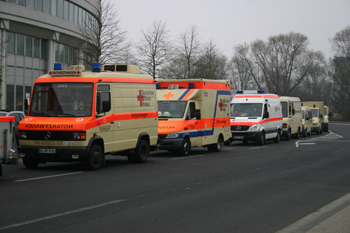 Großübung DRK Autobahn A 57 72